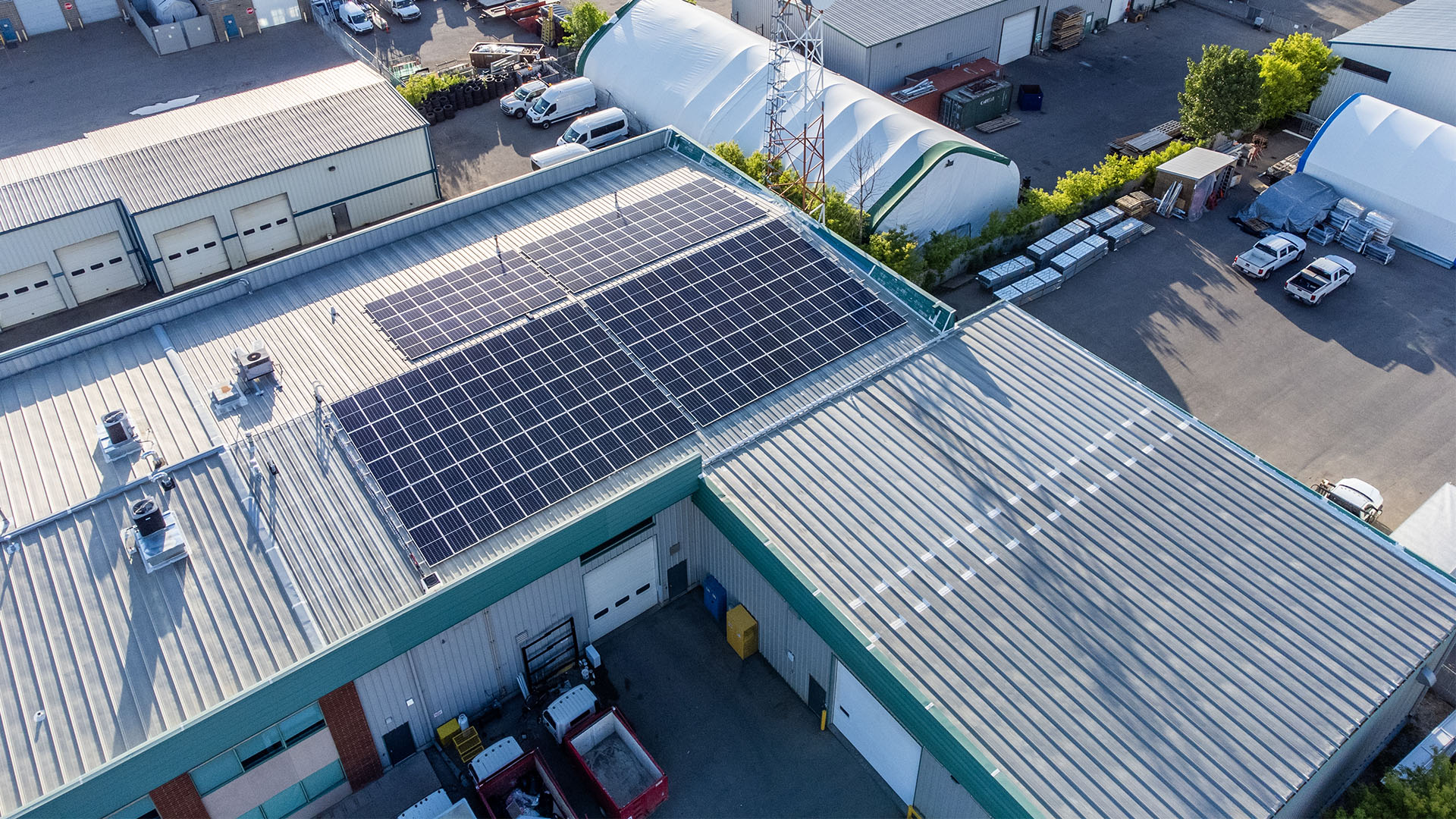 Direct Restoration Roof Top Solar Array