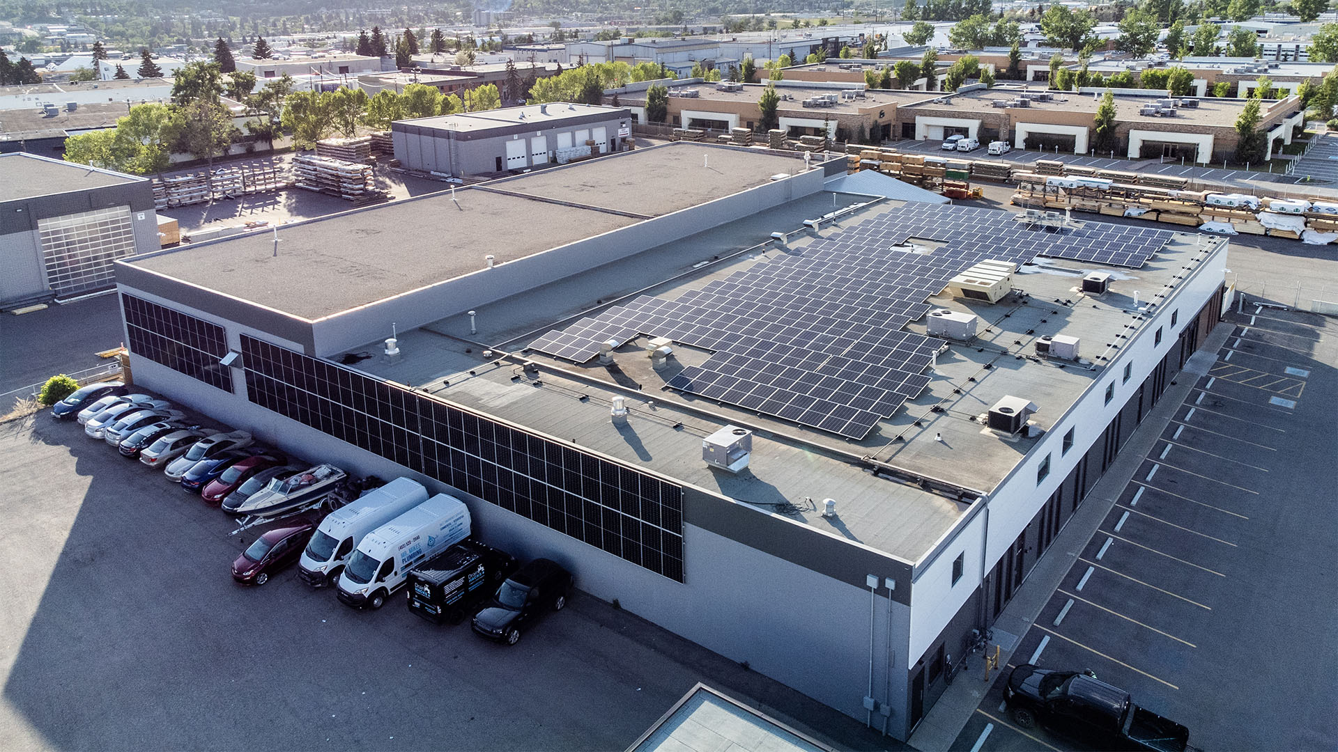 Timbertown roof top solar array