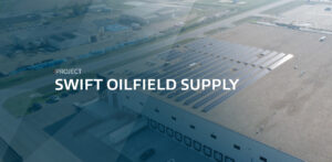 Swift Oilfield Supply Roof Top Solar Array
