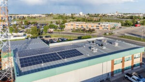 Direct Restoration Roof Top Solar Array
