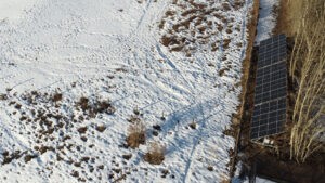 Springbank resident ground mounted solar arrays