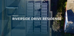 Riverside Drive Residence rooftop array