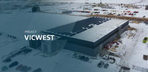 Project Vicwest rooftop solar array