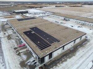 Yokohama Tire rooftop solar array