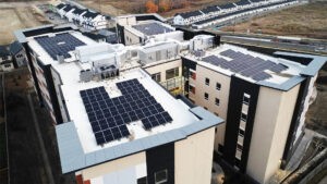 Shasta Care Community rooftop solar array